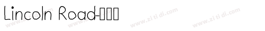 Lincoln Road字体转换